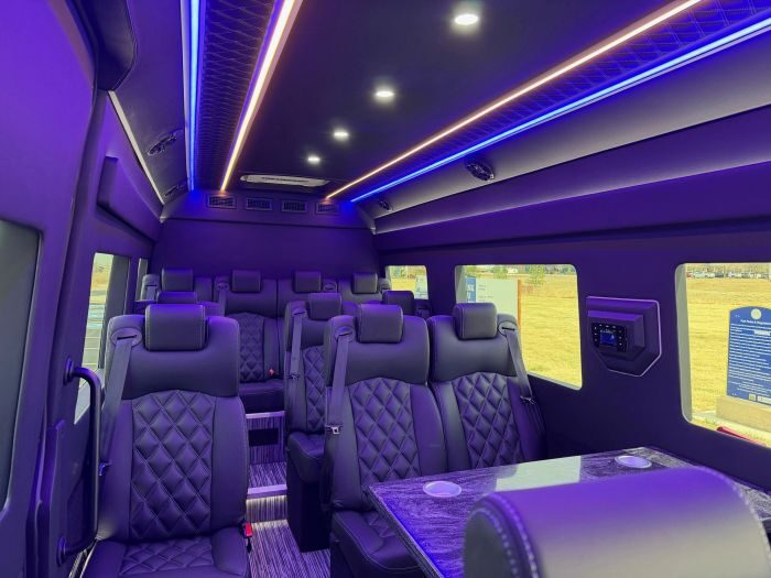 Executive Sprinter seating – Breckenridge limo service